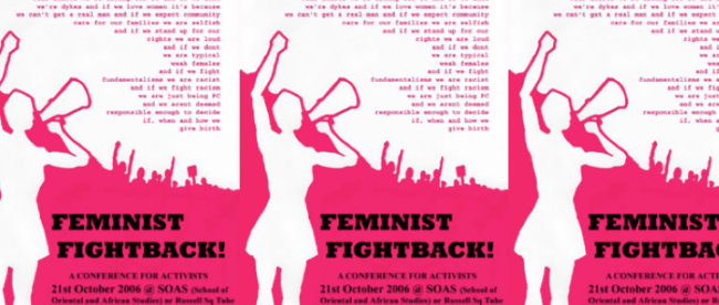 Feminist Fightback Conference Poster 2006